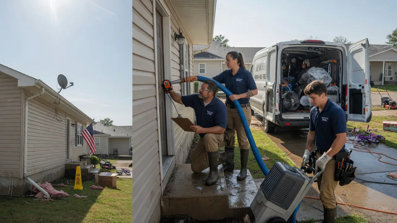 Ceiling Water Damage Restoration in Edgerton, MO near me